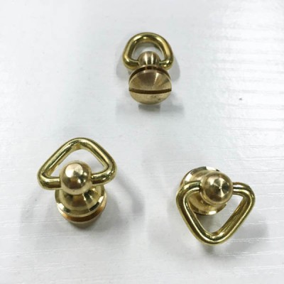 FR605 Monk Head Screws With Ring Belt Loop Rotating 12xM5x26mm 100pcs/bag