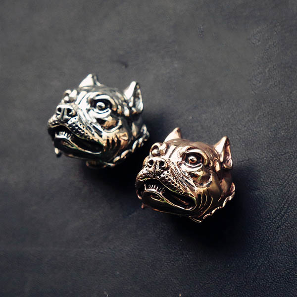 NA013 Doghead Bulldog 22x20mm