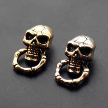 NA078 Japanese Skull Conchos 28x17mm