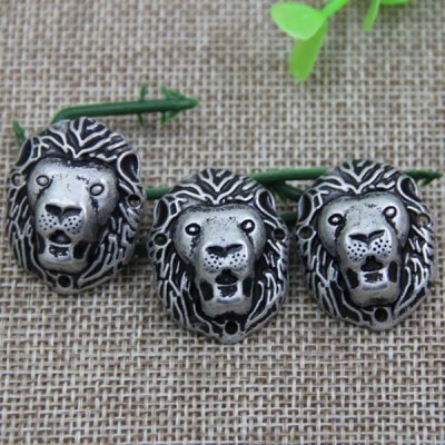 G062 Leopard Head Sew Spikes 29x23mm 100pcs/bag