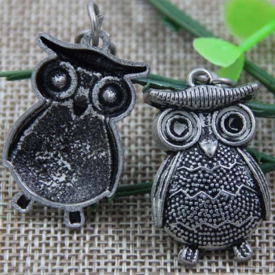 G063 Owl Sew Spikes 35x21mm 100pcs/bag