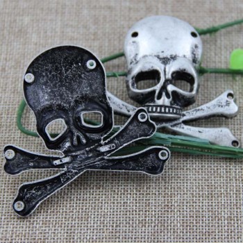 G070 Skull Sew Spikes 63x63mm 100pcs/bag