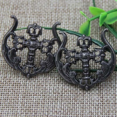 G089 Boat Hook Cross Sew Spikes 37mm 100pcs/bag