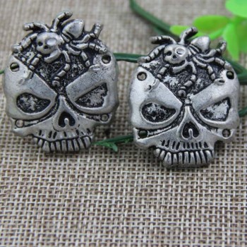 G093 Spider Skull Sew Spikes 37x30mm 100pcs/bag