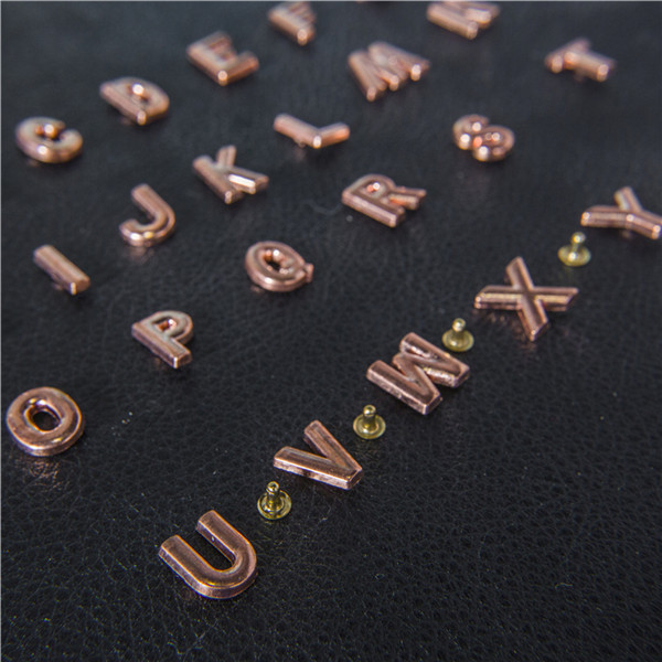 B001 Zinc Alloy Letter  Rivets 11mm in Height A to Z 26pcs/bag
