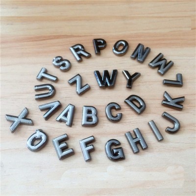 B001 Zinc Alloy Letter  Rivets 11mm in Height A to Z 26pcs/bag