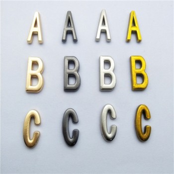 B003 Zinc Alloy Letter  Rivets 18mm in Height A to Z 26pcs/bag