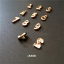 B005 Zinc Alloy Arabic Numeral Rivets 11mm in Height 0 to 9 10pcs/bag