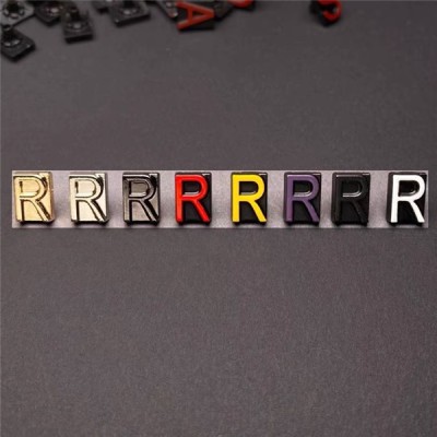 B007 Zinc Alloy Letter  Rivets 11mm in Height A to Z 26pcs/bag