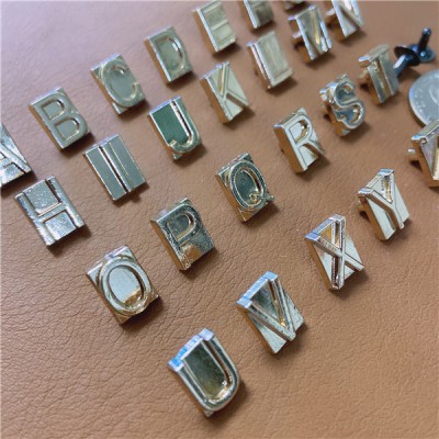 B007 Zinc Alloy Letter  Rivets 11mm in Height A to Z 26pcs/bag