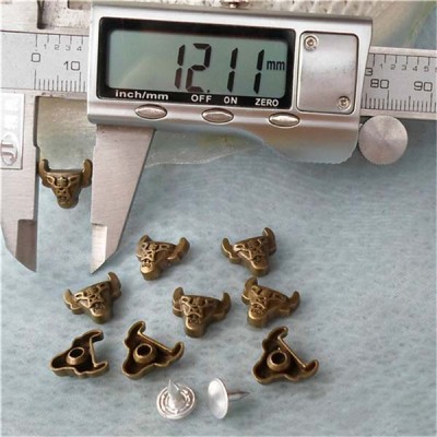 K105 Cow Alloy Rivets 11.6x12mm 100pcs/bag