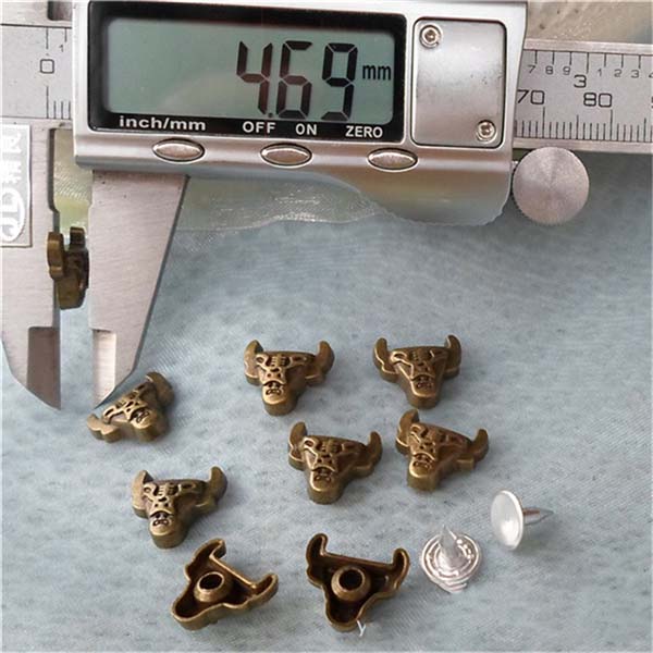 K105 Cow Alloy Rivets 11.6x12mm 100pcs/bag