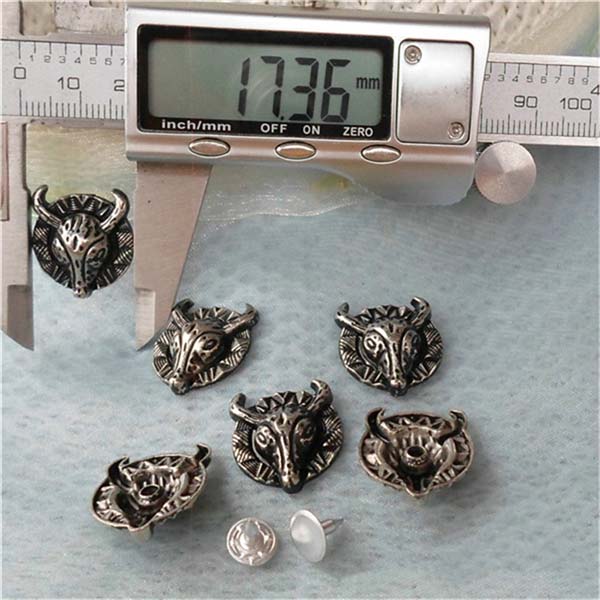 K106 Cow Alloy Rivets 17x20mm 100pcs/bag