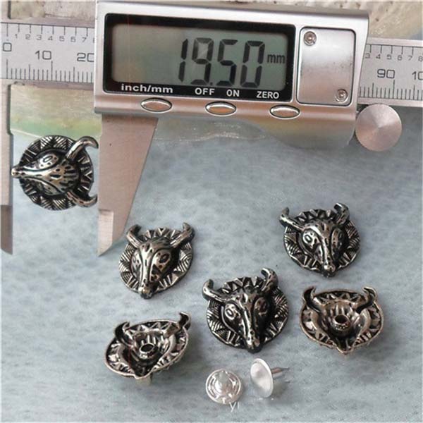 K106 Cow Alloy Rivets 17x20mm 100pcs/bag