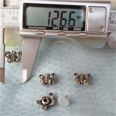 K107 Butterfly Alloy Rivets 9x13mm 100pcs/bag