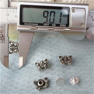 K107 Butterfly Alloy Rivets 9x13mm 100pcs/bag