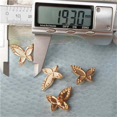 K108 Butterfly Alloy Rivets 17x19mm 100pcs/bag