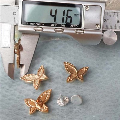 K108 Butterfly Alloy Rivets 17x19mm 100pcs/bag