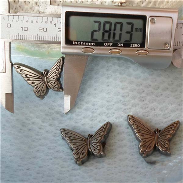 K109 Butterfly Alloy Rivets 22x28mm 100pcs/bag