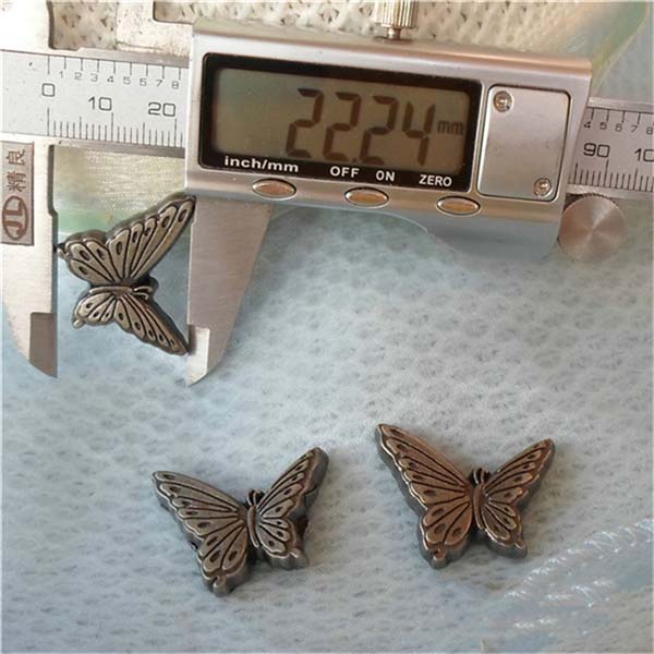 K109 Butterfly Alloy Rivets 22x28mm 100pcs/bag