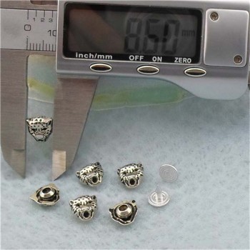 K111 Leopard Alloy Rivets 9.2x8.6mm 100pcs/bag