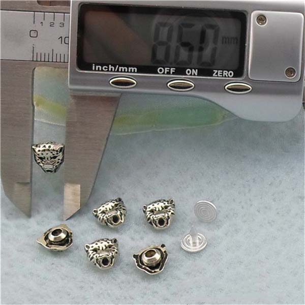 K111 Leopard Alloy Rivets 9.2x8.6mm 100pcs/bag