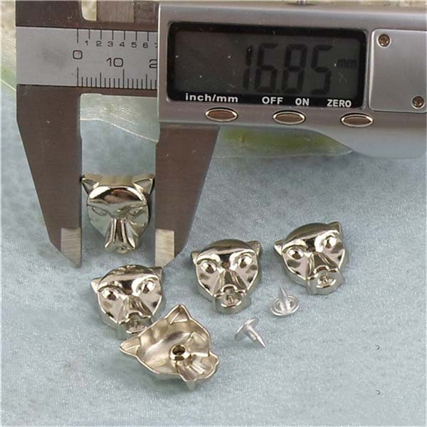 K116 Dog Alloy Rivets 17x19mm 100pcs/bag