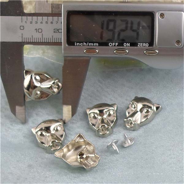 K116 Dog Alloy Rivets 17x19mm 100pcs/bag