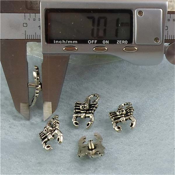 K119 Scorpion Alloy Rivets 21x13mm 100pcs/bag