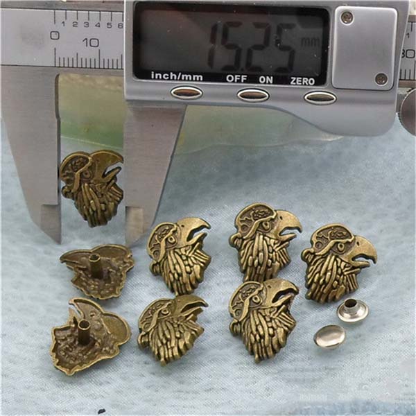 K121 Eagle Alloy Rivets 16x15mm 100pcs/bag