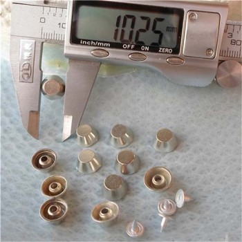 K020 Bucket Alloy Rivets 10x5mm 100pcs/bag