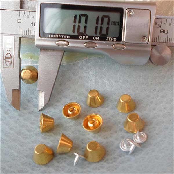 K021 Bucket Alloy Rivets 10x6mm 100pcs/bag