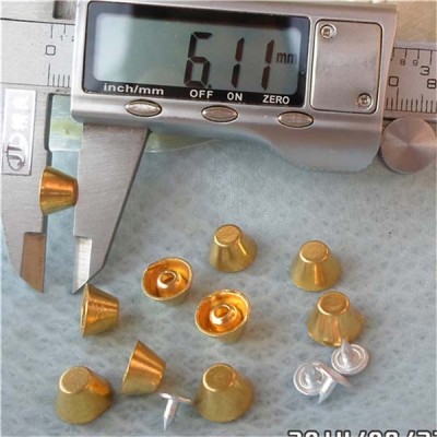 K021 Bucket Alloy Rivets 10x6mm 100pcs/bag