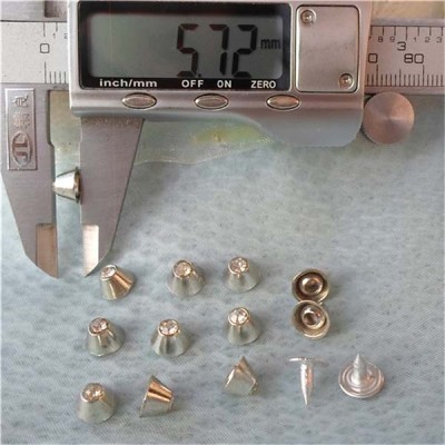 K022 Bucket Alloy Rivets  8x6mm 100pcs/bag