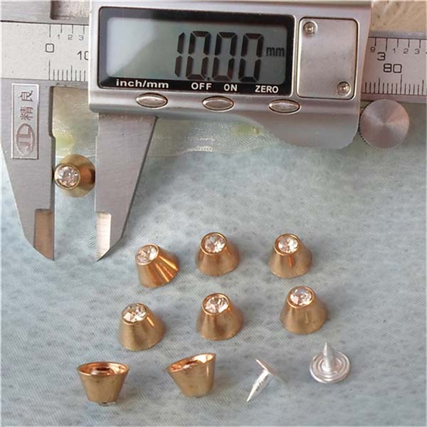 K024 Bucket Alloy Rivets 10x7mm 100pcs/bag