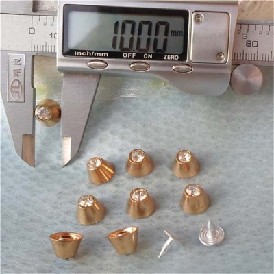 K024 Bucket Alloy Rivets 10x7mm 100pcs/bag