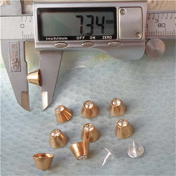 K024 Bucket Alloy Rivets 10x7mm 100pcs/bag