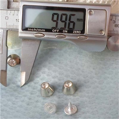 K024 Bucket Alloy Rivets 10x7mm 100pcs/bag