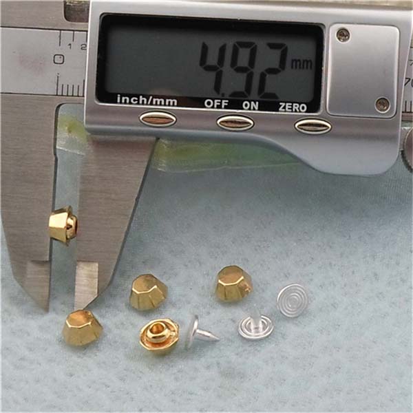 K142 Bucket Alloy Rivets 7.5x5mm 100pcs/bag