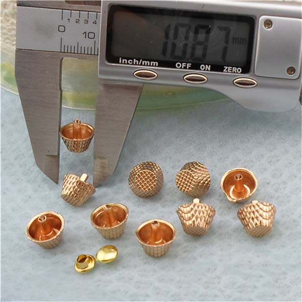 XK187 Bucket Alloy Rivets 11x10mm 100pcs/bag