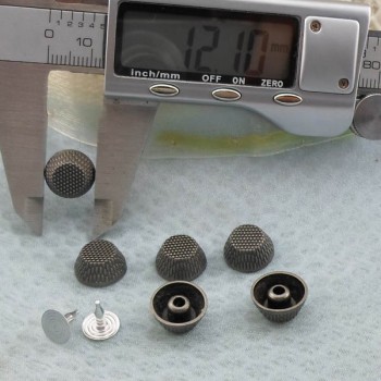 K187 Alloy Bucket Rivets For Leather 12x6mm  1000pcs/bag