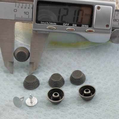 K187 Alloy Bucket Rivets For Leather 12x6mm  1000pcs/bag