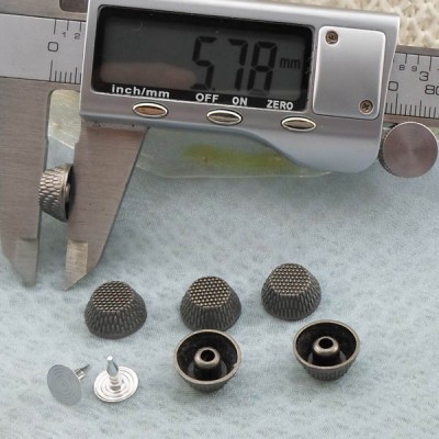 K187 Alloy Bucket Rivets For Leather 12x6mm  1000pcs/bag