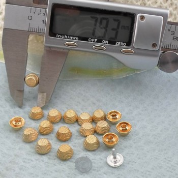 K259 Alloy Leather Bucket Rivets 8x5mm  1000pcs/bag