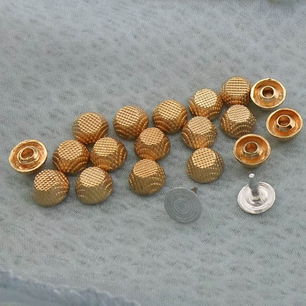 K259 Alloy Leather Bucket Rivets 8x5mm  1000pcs/bag