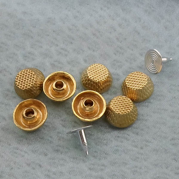 K260 Bucket Alloy Rivets 10x5mm  1000pcs/bag