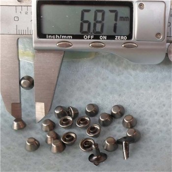 T034 Bucket Rivets(iron/brass) 7x4.4mm 1000pcs/bag