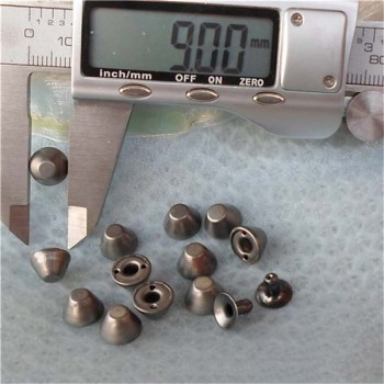 T036 Bucket Rivets(iron/brass) 9x5.7mm 1000pcs/bag