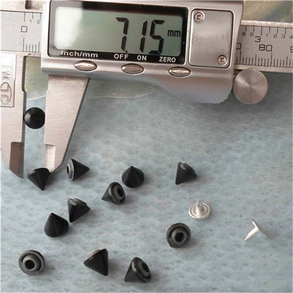 K003 Cone Alloy Rivets 7x7mm 100pcs/bag