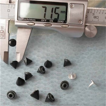 K003 Cone Alloy Rivets 7x7mm 100pcs/bag